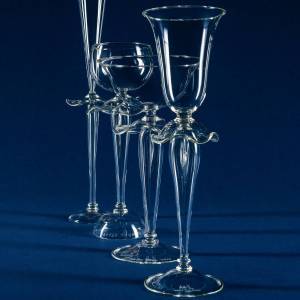 Collezione opere esposte, oggetti Campari - Bicchieri vino, Milano