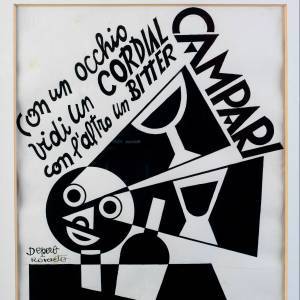 Manifesti pubblicitari, BITTER CAMPARI -  Fortunato DEPERO