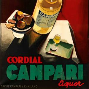 Manifesti pubblicitari, Marcello Nizzoli, Cordial Campari. 